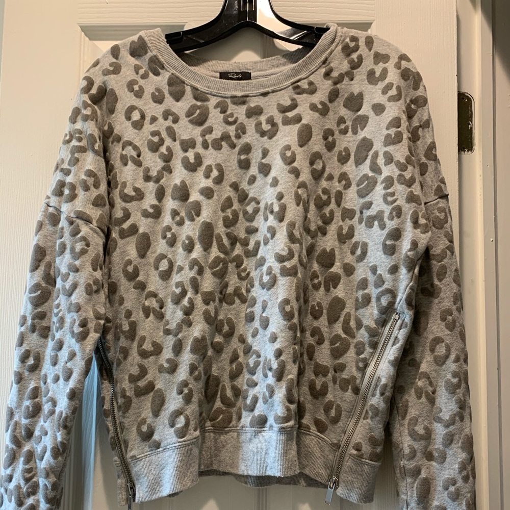 Tails Marlo Leopard Print Sweatshirt Gem